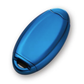 NISSAN Intelligent Key Case Full Cover Type - Matte Chrome Silver/Blue