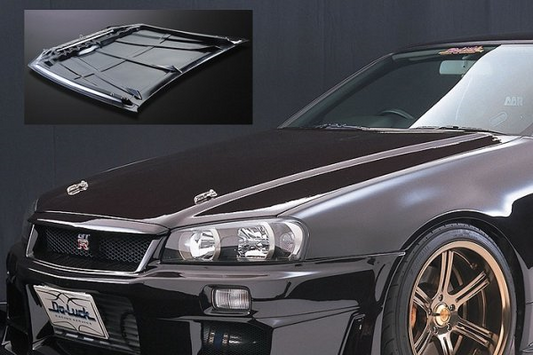 Do-Luck Lift Up Hood FRP - Skyline BNR34 ##610101002