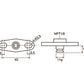 TOMEI POWERED Fuel Pressure Regulator Adapter No.1 - BNR32 BCNR33 BNR34 #612121372