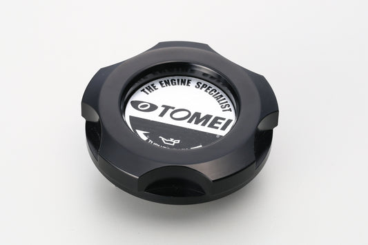 TOMEI POWERED Oil Filler Cap Black - Mitsubishi One Touch ##612121711