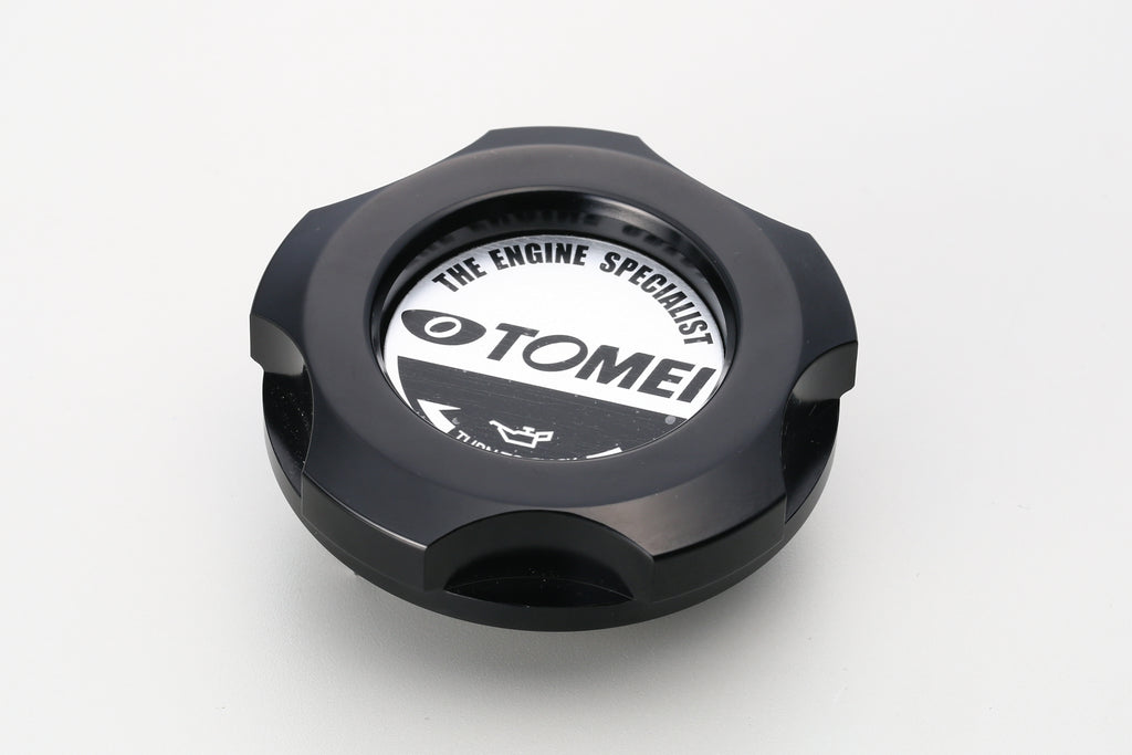 Крышка маслозаливной горловины TOMEI POWERED, черная - Mitsubishi One Touch ##612121711 