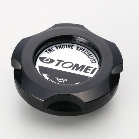 Крышка маслозаливной горловины TOMEI POWERED, черная - Mitsubishi One Touch ##612121711 