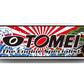 TOMEI POWERED Japanese Style Sticker - White/Black Logo