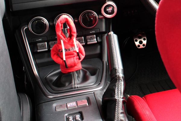 GREDDY Shift Knob Hoodie - Red #618111048