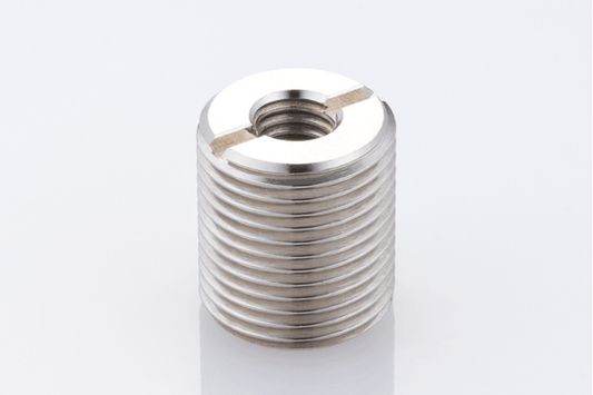 GREDDY Shift Knob Option Adapter Screw M8 × P1.25 for B-TYPE installation, precision-machined metal thread for vehicle interior customization.