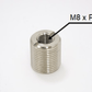 GREDDY Shift Knob Option Adapter Screw M8 × P1.25 for B-TYPE installation, universal fitment for vehicle interior upgrades.