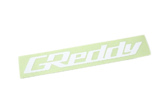 GREDDY Sticker - White ##618191156