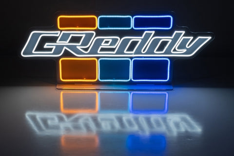 GREDDY Неоновая светодиодная двойная линия - Логотип GREDDY #618191199 