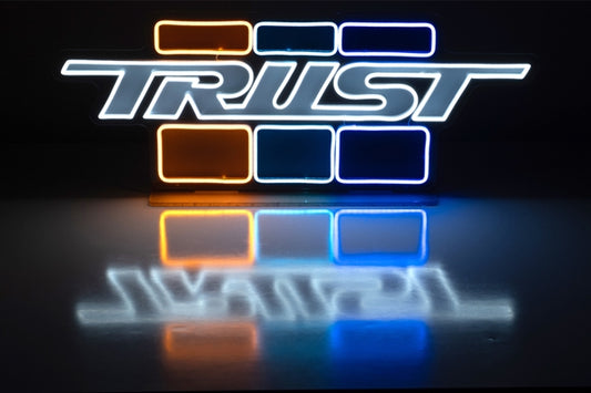 GREDDY Neon LED Sign - TRUST Logo W80-P #618191200