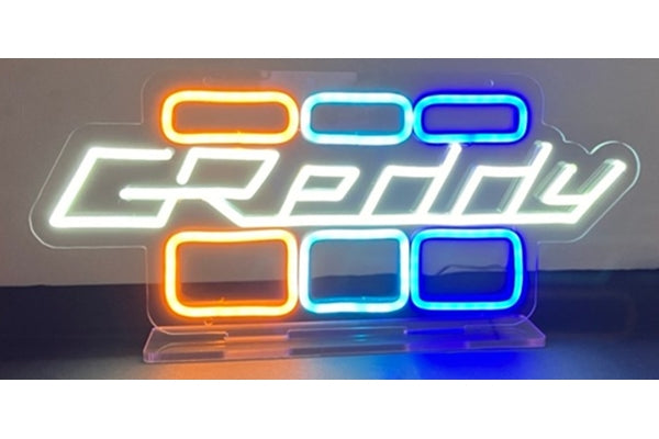 GREDDY Neon LED Single Line - Логотип GReddy/TRUST Размер S 