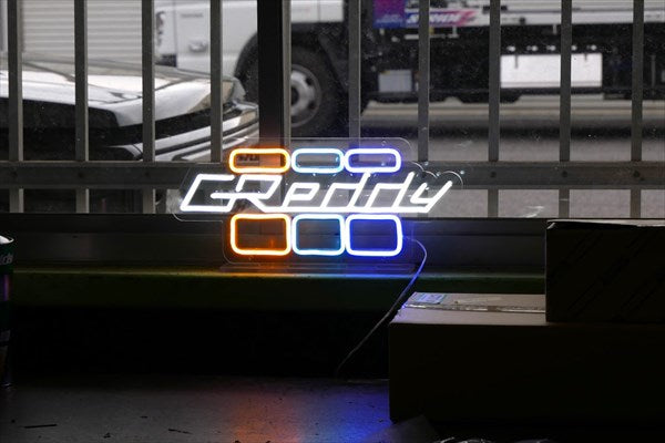 GREDDY Neon LED Single Line - Логотип GReddy/TRUST Размер S 