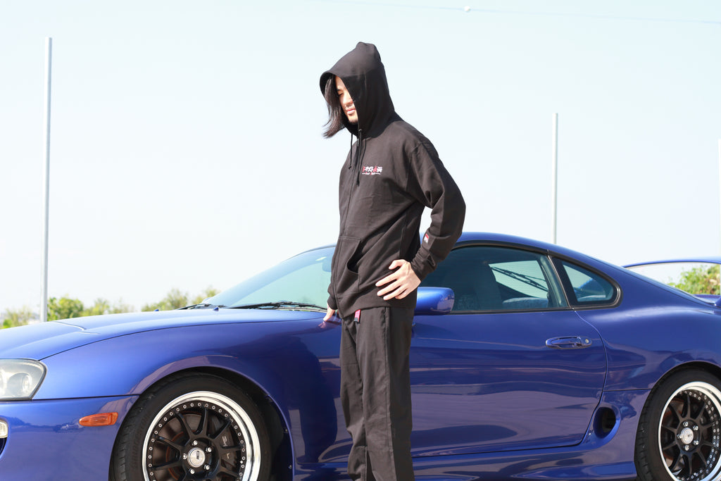 TRUST KIKAKU Original Zip Hoodie Black S-XXL Size