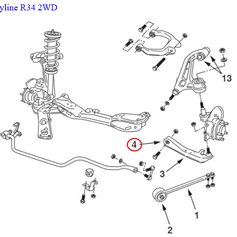 NISMO Transverse Link Bush - Skyline R32 R33 Silvia S14 S15 Fairlady Z32
