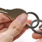 NISMO Carbon Pattern Leather Key Ring ##660192618