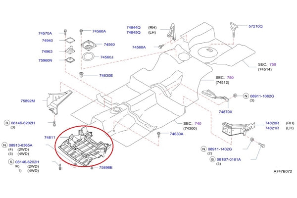 NISSAN Front Under Cover - Skyline BNR34 ##663101967