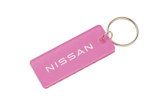 NISSAN Acrylic Key Ring - Pink ##663191950