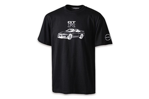 NISSAN Skyline GT-R R33 T-Shirt - Black S-3L Size