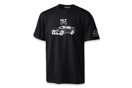 NISSAN Skyline GT-R R34 T-Shirt - Black S-3L Size