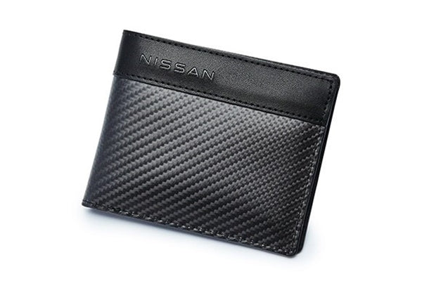 Тонкий складной кошелек NISSAN Real Carbon ##663192119 