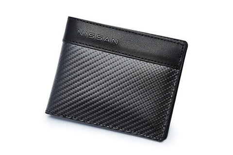 Тонкий складной кошелек NISSAN Real Carbon ##663192119 