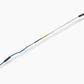 FUJITSUBO EXH+ Hood Support for Skyline BNR34 featuring titanium construction with burnt color gradation and lightweight design.