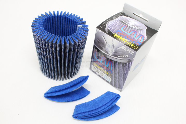 BLITZ SUS Power Air Filter Replacement Core For E1/E2 Core Blue ##765121857 BLITZ