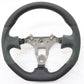 MINE'S D-Shape Leather Steering Wheel Gray Stitch - BNR34 #875111002