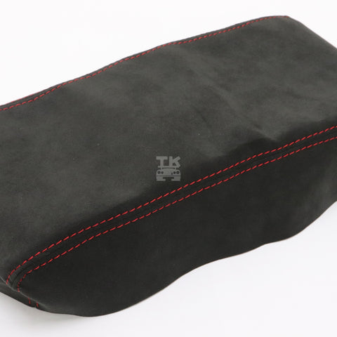 Комплект чехлов для центрального подлокотника MINE'S Alcantara Red Stitch - BCNR33 #875111025