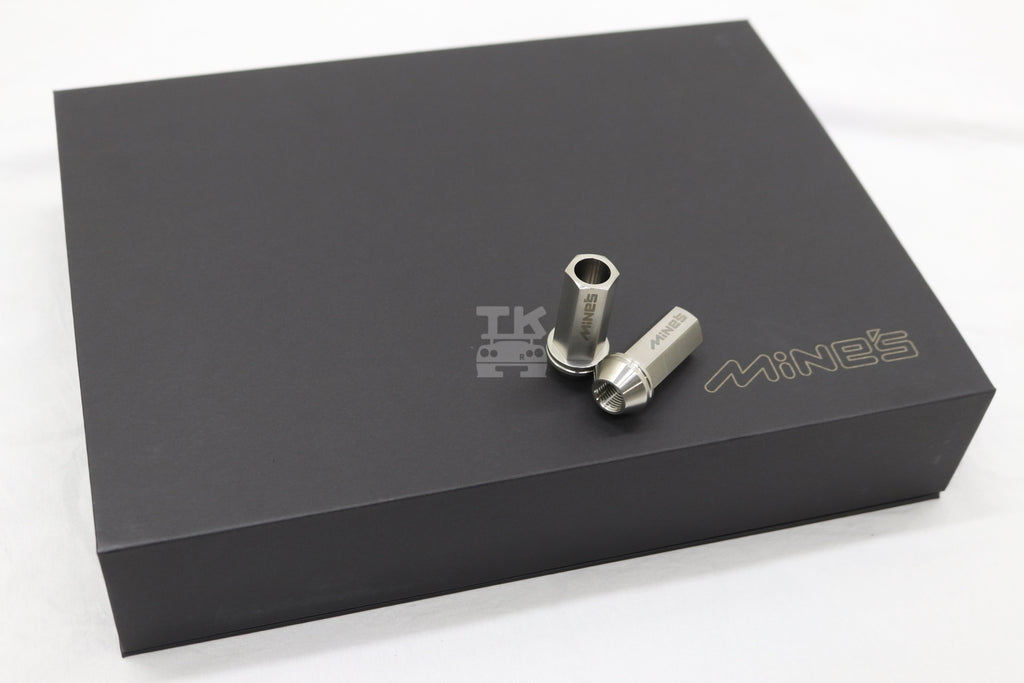 MINE'S Titanium 50 мм Колесные гайки 20P Set - M12 x 1.25 ##875131001 