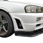 MEIKU Front Under Lip Spoiler - Skyline ER34 2/4Dr ##876101005