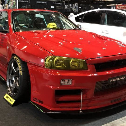 URAS Type-RZ Rear Blister Fenders - Skyline R34 4Dr
