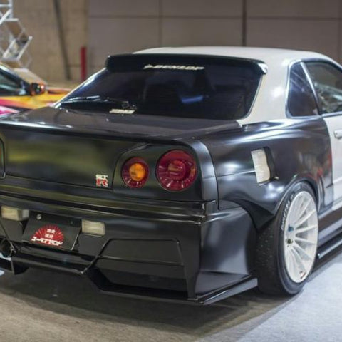 URAS TYPE-RR Rear Fender +80mm - Skyline R34 2Dr