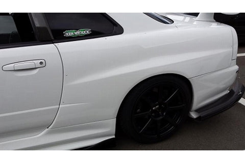 URAS Rear Fender Set TYPE-R (20mm wide) - Skyline R34 2Dr