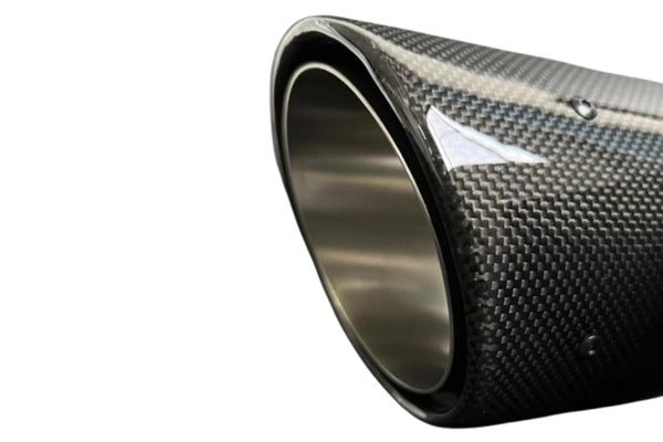Наконечник глушителя URAS Carbon - 100 мм/115 мм 
