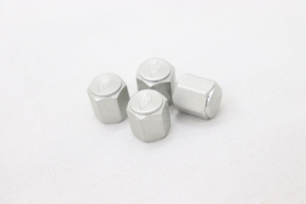 WORK Tire Tyre Wheel Valve Stem Air Cap Cover 4pcs Silver ##979131063 WORK