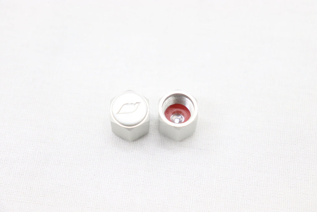 WORK Tire Tyre Wheel Valve Stem Air Cap Cover 4pcs Silver ##979131063 WORK
