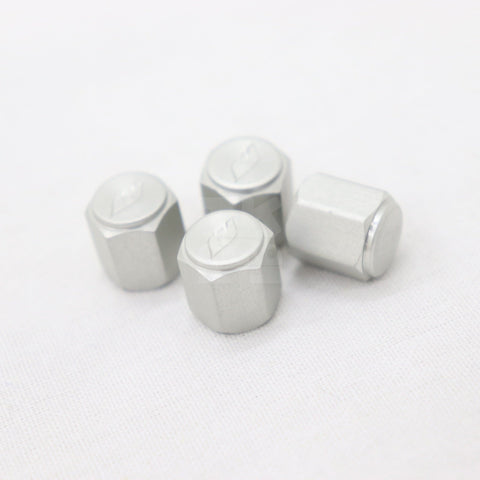 WORK Tire Tyre Wheel Valve Stem Air Cap Cover 4pcs Silver ##979131063 WORK