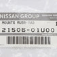 NISSAN Radiator Mount Bracket and Rubber Set - BNR34 #663121572S1