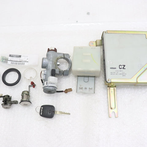 [USED] NISSAN Key Cylinder Set with ECU – Skyline ER34 25GT Turbo (Late Model) 4-Door #1100333249