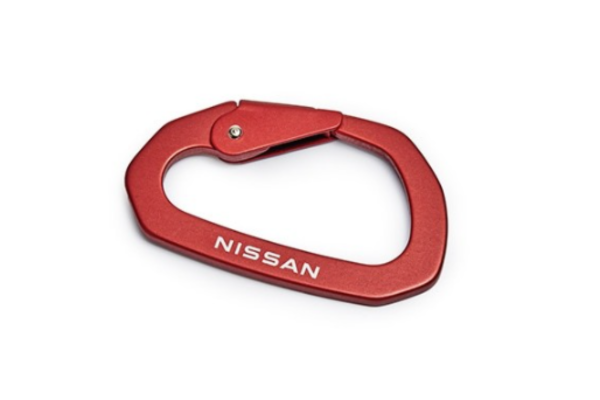 NISSAN Aluminum Carabiner Red ##663192173