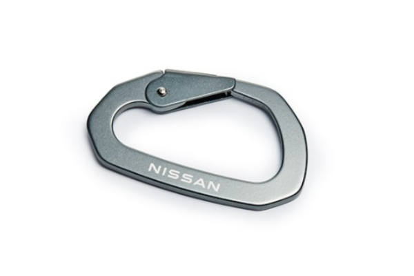 NISSAN Aluminum Carabiner Silver ##663192174