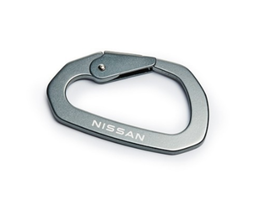 NISSAN Aluminum Carabiner Silver ##663192174