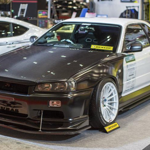 Комплект боковых юбок URAS TYPE-RR - Skyline R34 2Dr ##901101019 