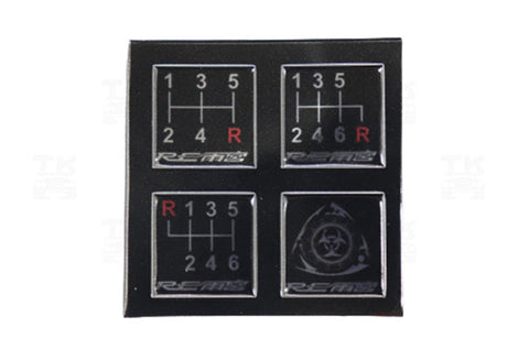 RE AMEMIYA Shift Pattern Sticker - RX-7 #103191035 RE AMEMIYA