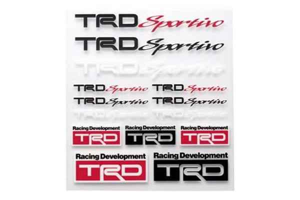 TRD Sportivo Mini Sticker Set ##563191004 TRD