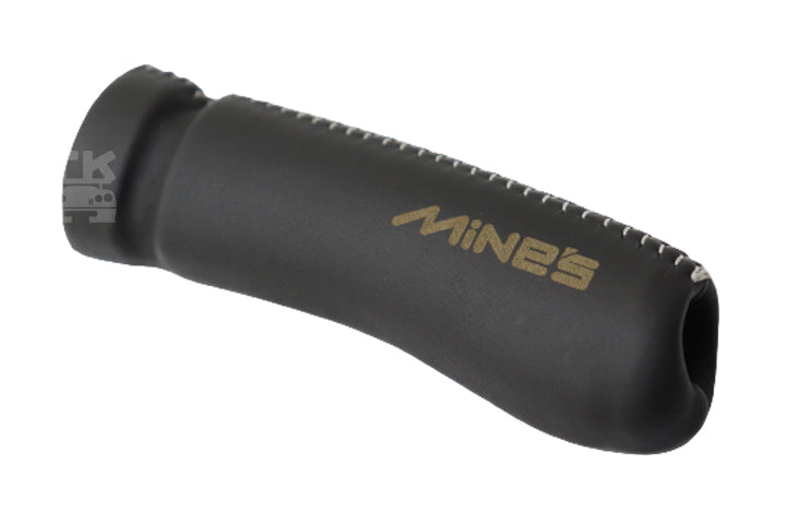 Mine's Hand Brake Lever Grip Gray Stitch - Skyline BNR32 BCNR33 BNR34 ##875111046