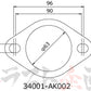 HKS Universal Muffler Gasket 60mm Oval 2P Set #213141016 - Trust Kikaku