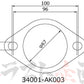 HKS Universal Muffler Gasket 65mm Oval 2P Set #213141017 - Trust Kikaku