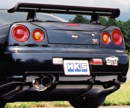 HKS Silent Hi-Power выхлопная система - BNR34 ##213141841