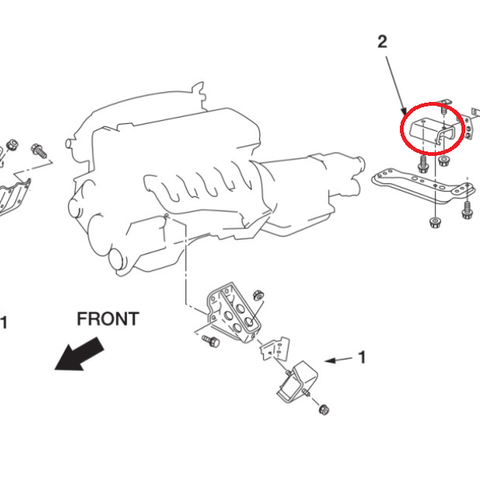NISMO Усиленные усиленные задние опоры двигателя - R32 2WD ##660121508